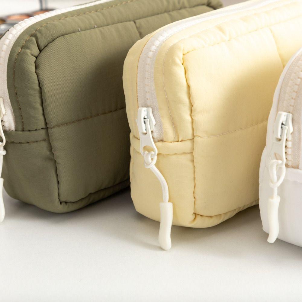 High Quality Nylon Makeup Bag Waterproof Zipper Cosmetic Bag Partition Design Toiletry Bag Home Travel
