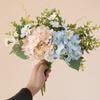 Plastic Hydrangea Flowers Realistic Flower Arrangement  Home Hotel Table Decor