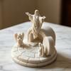 3D Print Ornaments Resurrection Compact Desktop Sculpture 3D Printed Warmth Healing Decoration for Easter Holiday