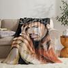 G-George Michaels Throw Soft Flannel Throw Summer Blanket Lightweight Cozy Nap Blanket for Sofa Bed Travel