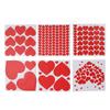 6Pcs Valentine\\\'s Day Love Heat Stickers Self Adhesive  Valentine\\\'s Day Wall Stickers for An