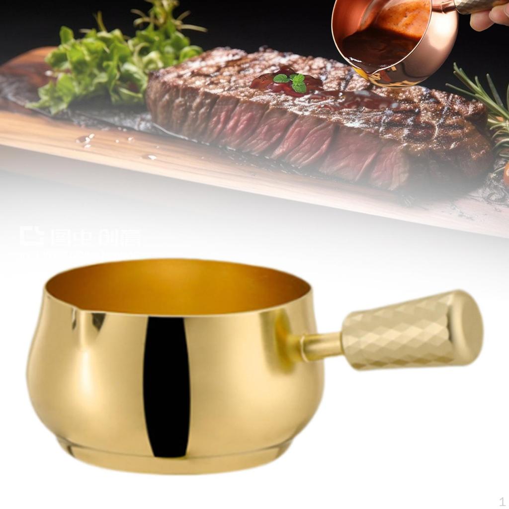 Condiment Container Dipping Bowl with Handle Round Seasoning Dish Hiking Soup for