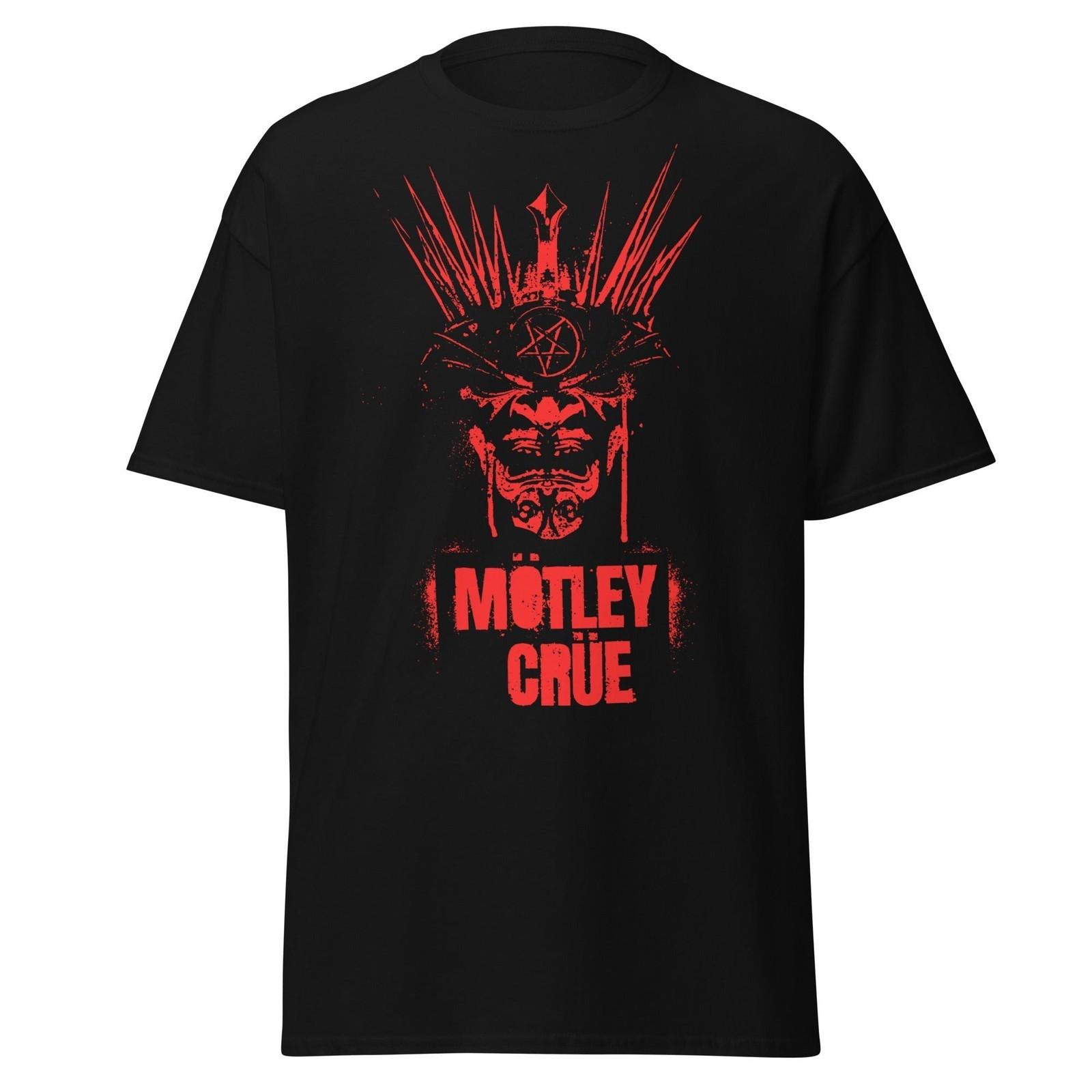 Stakes Motley Crue - Mind Blown Jumbo Print T- T- Black New Unisex T-Shirt XL
