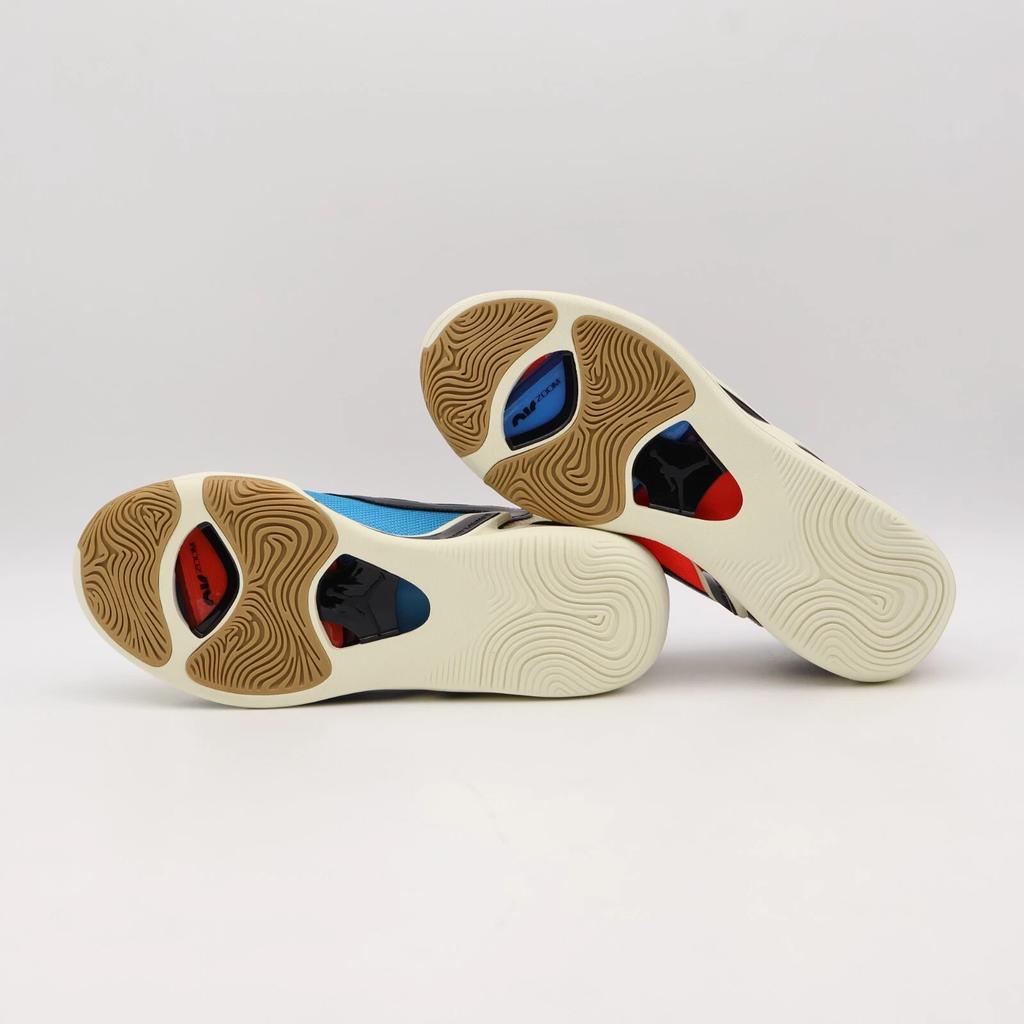 DX5571-180 / DX5574-180 Nike Jordan Tatum 1 Barbershop Coconut Milk Gold Blue