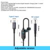 Usb C To Dc Power Boost Cable Adjustable Voltage Adapter Connector Cord For Laptop Router Pd140W /5V/9V/12V/15V/20V/28V