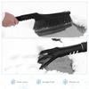 Snow Brush with Detachable Ice Scraper for Car Flexible Snow Remover and Windshield Cleaning Tool with Wide Bristle Brush - Winter Sweeper for Auto,