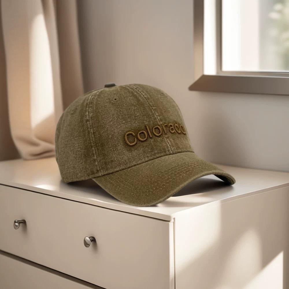 

Washed Cowboy Hat for Women Spring and Summer Three Dimensional Letter Baseball Hat Korean Style Fashion Casual Versatile Baseball Cap Men M（56-58cm）