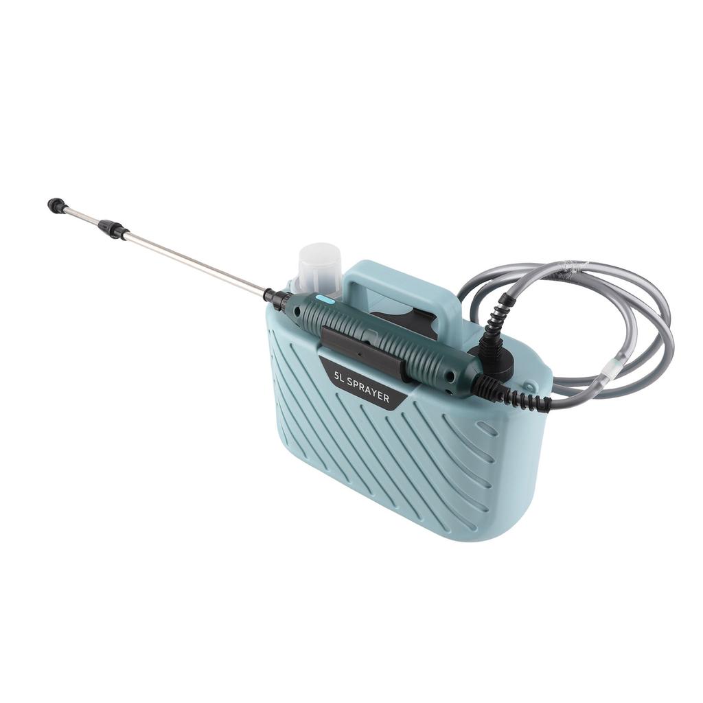 Electric Plant Sprayer Battery Powered 5L with 3 Nozzles Retractable Wand   Shoudler Strap Garden Sprayer for Lawn