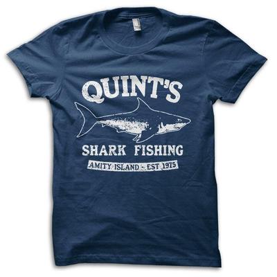 Quints Pesca allo Squalo Jaws Riferimento Film Squalo T-Shirt M5814