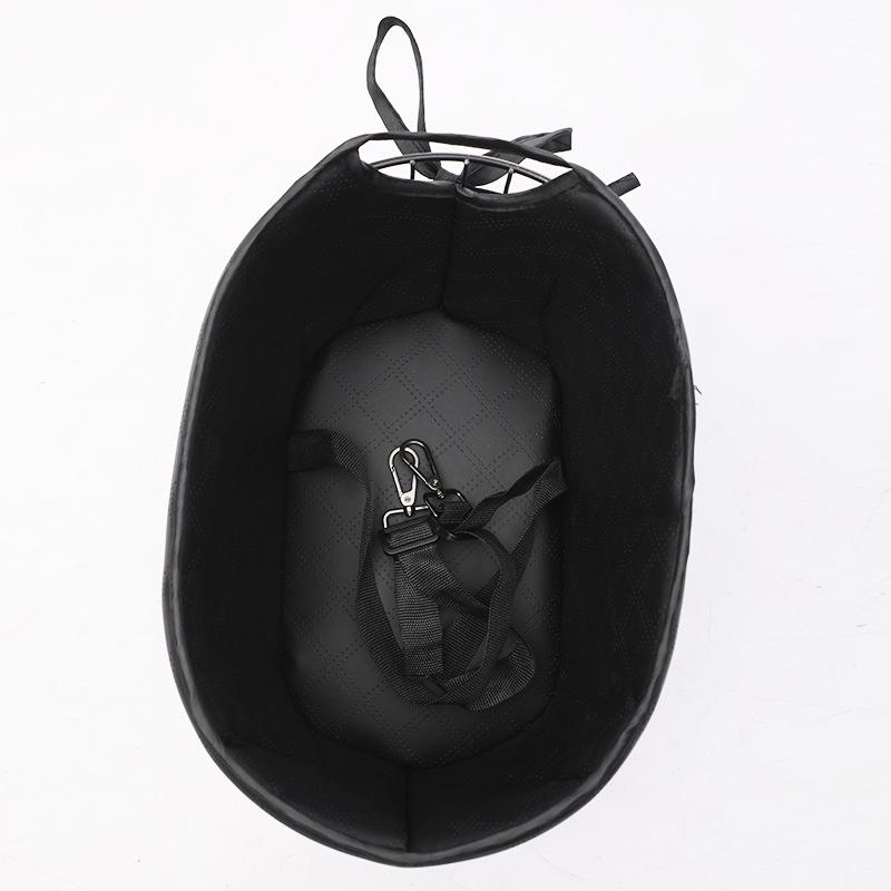 Pet Bike Basket for Small Cats & Dogs - Outdoor Front Frame Cycling Accessory