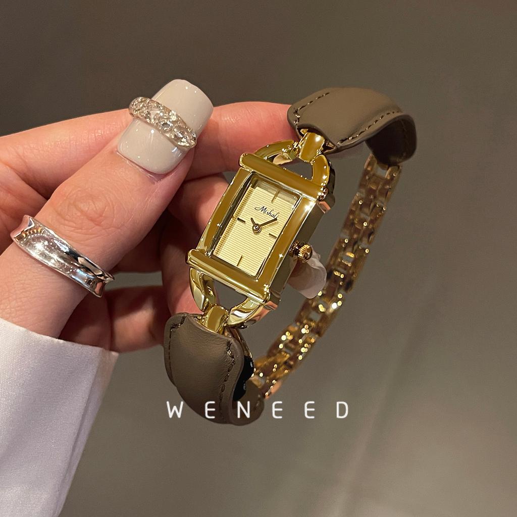 new luxury retro bracelet watch women's watch quartz watch high-end design genuine