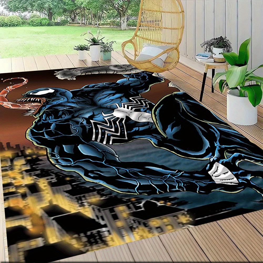 1pc Venom Carpet Area Rug, Bedroom, and Playroom Durable, Stain-Resistant, and Easy To Clean, Living Room
