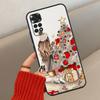 Fashion Girl Merry Christmas Case For Xiaomi Redmi Note 13 12 11 10 14 15 Pro Plus Cover For Redmi 15C 14C 10C 12C 13C 15