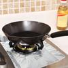 10Pcs/Bag Professional Stove Burner Covers Heat Resistant Gas Cooker Liners  Restaurant