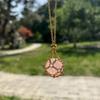 Colorful Natural DIY Crystal Car Hanging Ornament Catcher Decorations With Moon Star Pendant Jewelry