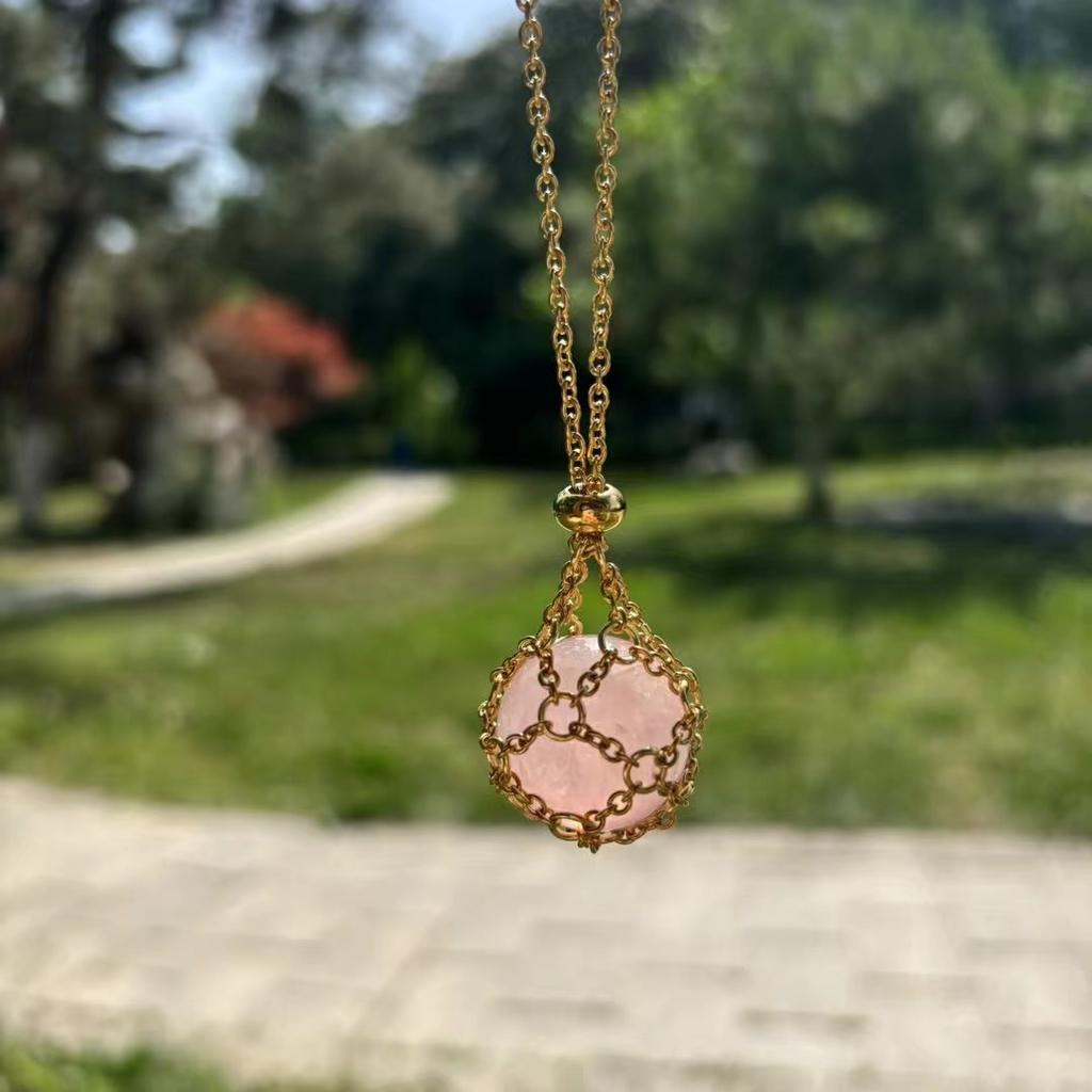 Colorful Natural DIY Crystal Car Hanging Ornament Catcher Decorations With Moon Star Pendant Jewelry