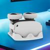 Ladestation für Meta Quest 3S VR-Headset, Schnellladestation, Headset-Displayständer und Controller-Halterung mit RGB-Licht