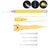 Luminous Ear Wax Removal Cleaning Kit Stainless Steel Nostril Ear Wax Tweezers Earwax Removal Set