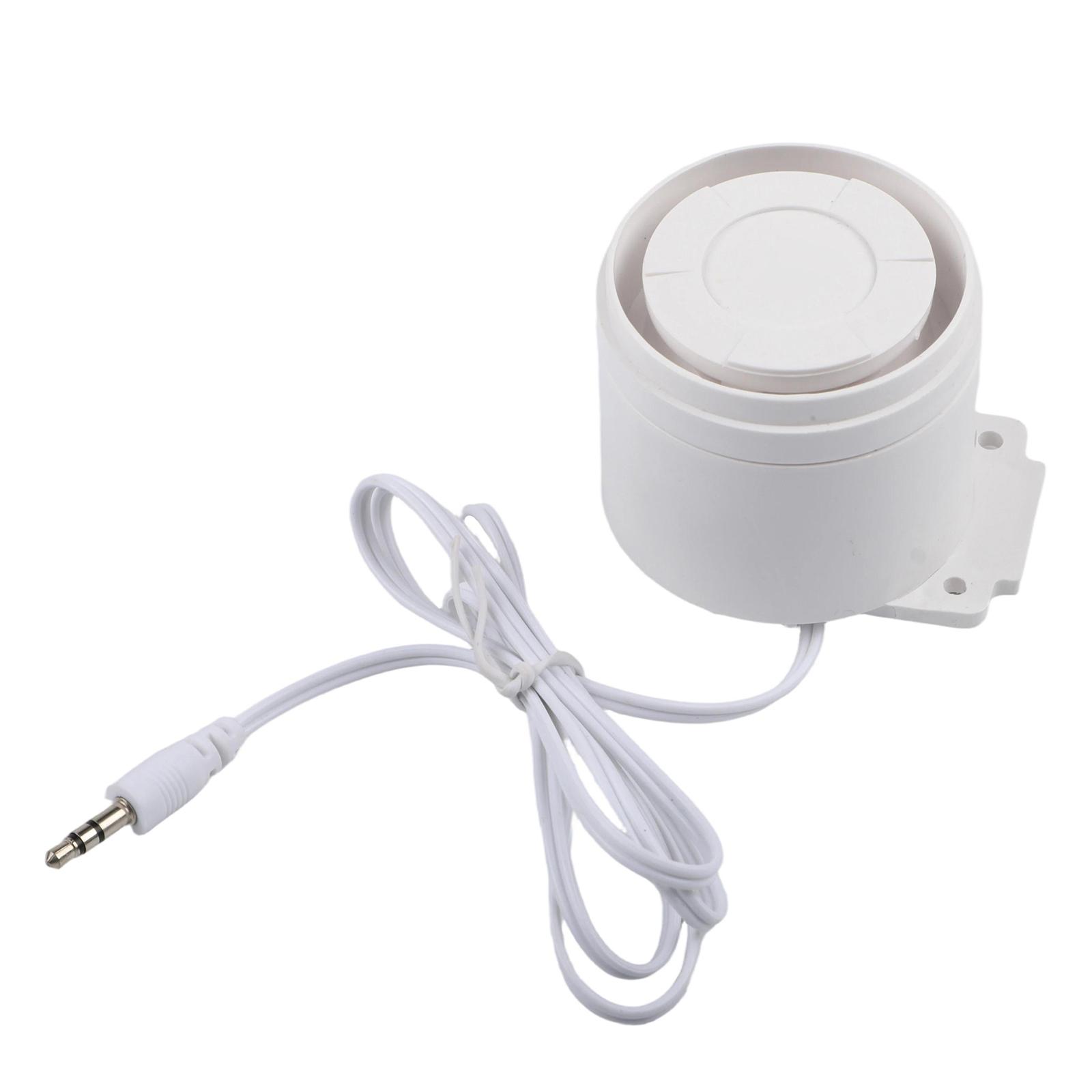 Burglary Prevention 120db Siren Home Security White High Decibel Alarm Speaker Sound Pressure Level 120DB Plastic Construction China Mainland