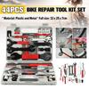 44 STÜCKE Mountainbike Fahrrad Reparaturwerkzeuge Werkzeugsatz Wartung Radfahren Kit Grau