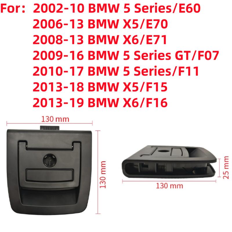 Per BMW Serie 5 X5 X6 GT F07 F11 E60 E70 E71 F15 F16 2006-2019 Copertura maniglia interruttore baule auto OE: 51479120283