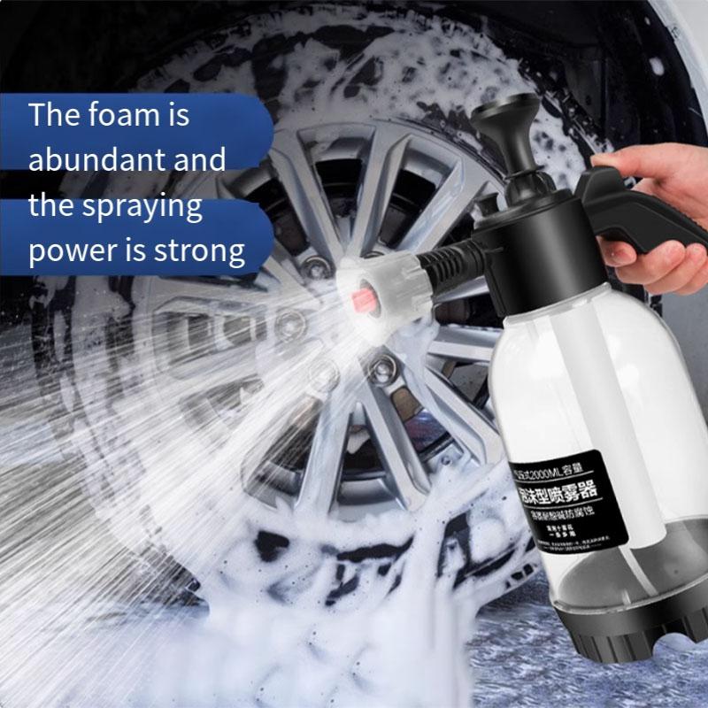 2 Liter Car Wash Watering Can Pet Bath Foam Watering Can Household Car Spray Can Watering Waterer Manual Sprayer