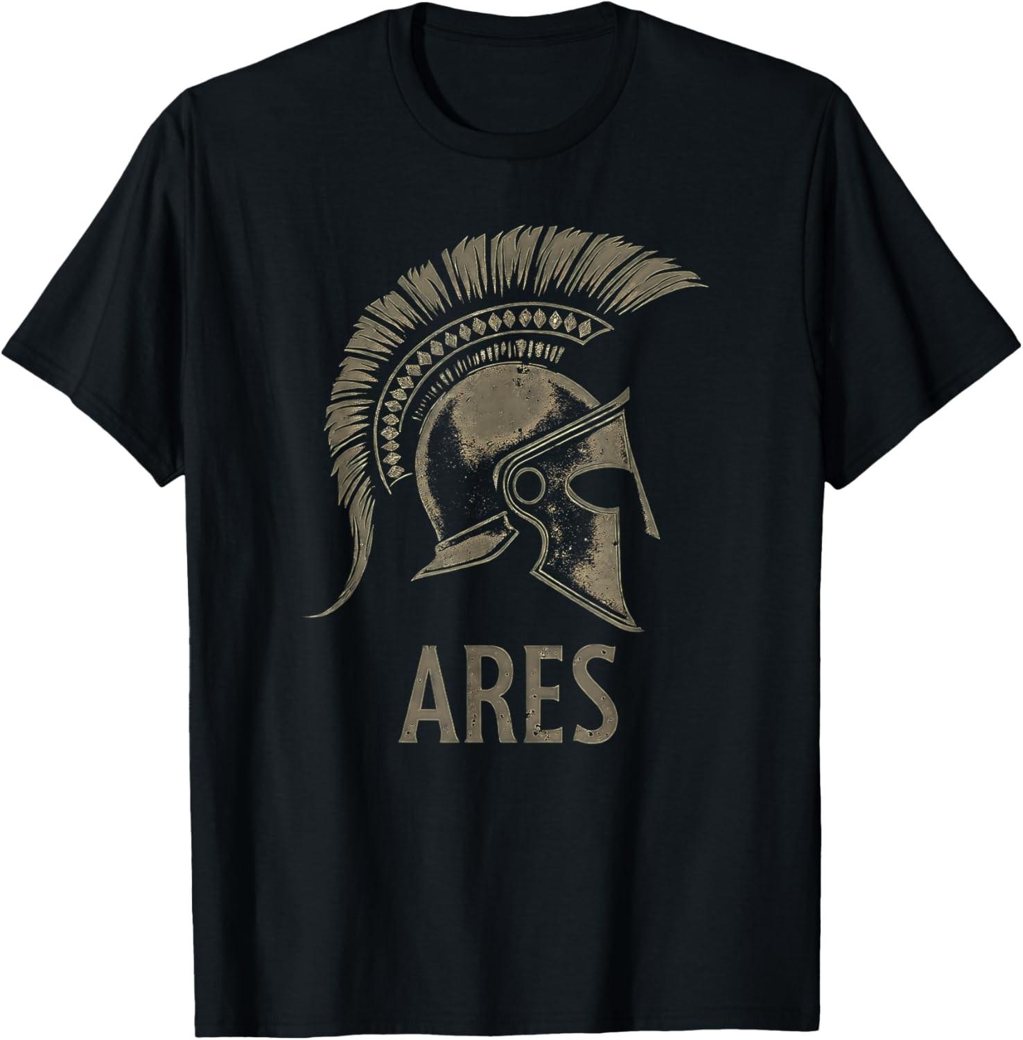 Ares Ancient Greek God Symbol T-Shirt S