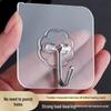 Strong Load-Bearing Adhesive Hook for Wall Hanging - No Punch, No Marks, Ideal for Kitchen, Bathroom, or Door.