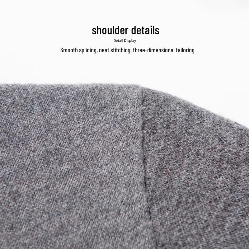 Hodo Men's 100% Wool Crew Neck Thermal Sweater