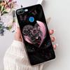 Clear For Honor 9 Lite Case Cute Cat Luxury Fashion Flowers Cool Boys Soft Bumper Cover For Honor 9Lite LLD-L21 Phone Case 5.65"