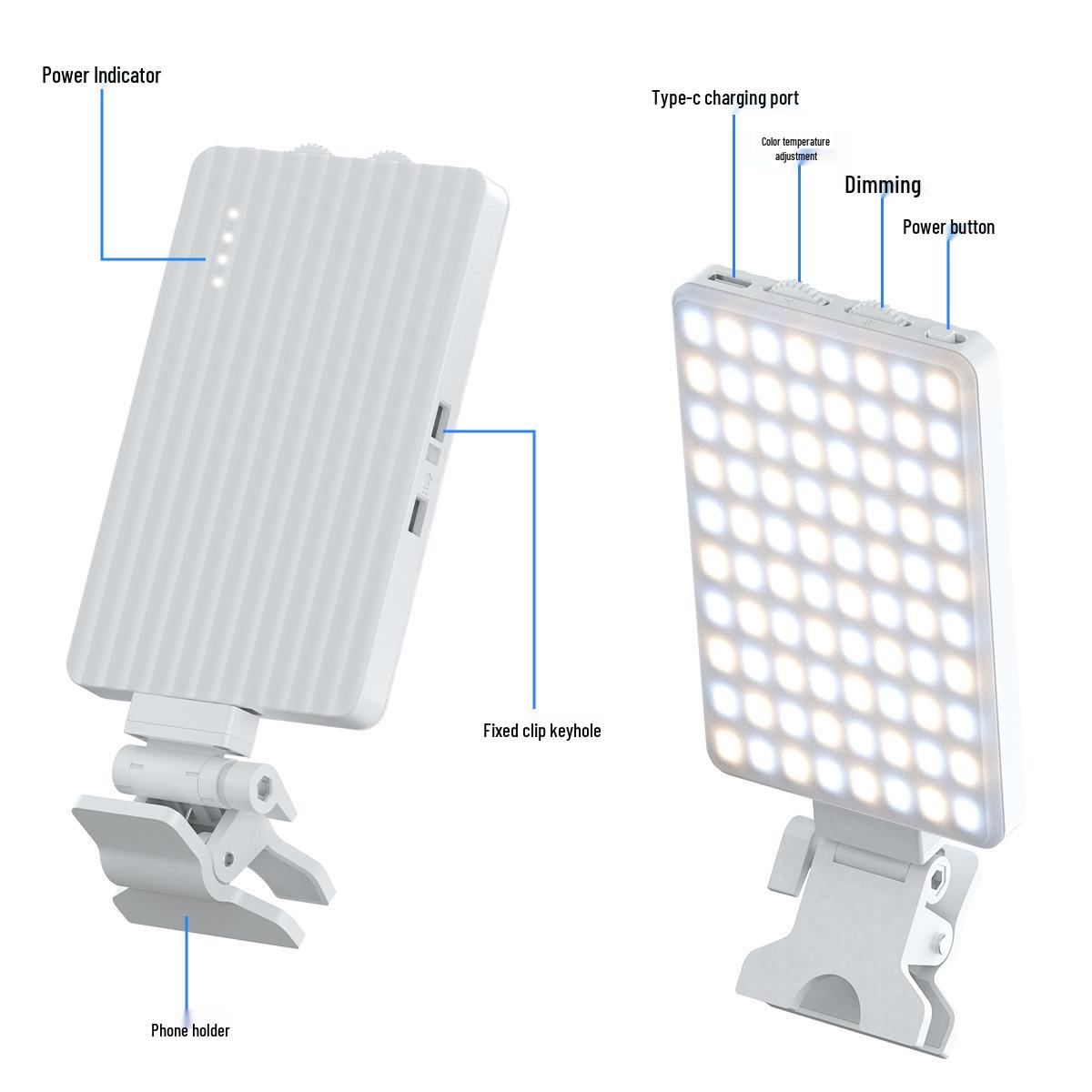 

Портативный заполняющий свет для фото и видео для мобильных телефонов и прямых трансляций