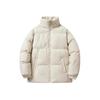 Unisex Trendy Stand Collar Thick Puffer Jacket - Winter Cotton-Padded, Loose Fit for Men and Women