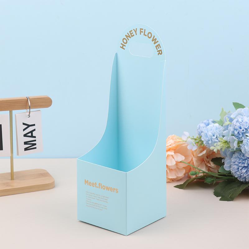 1/5Pcs Handmade Floral Arrangement Box Heat Gold Gift Box DIY Packaging Material Handheld Bouquet Box Fresh Flower Boxes 1