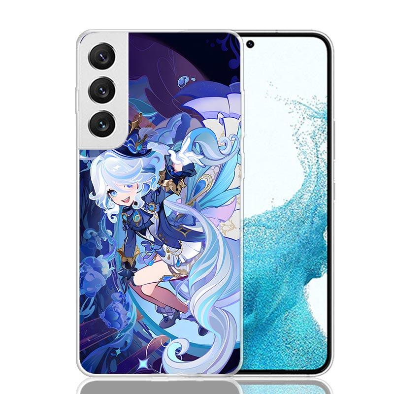 Genshin Impact Furina Phone Case For Samsung Galaxy S26 S25 Edge S24 S23 FE S22 Ultra S21 Plus S20 + Fundas Cover Coque Galaxy S