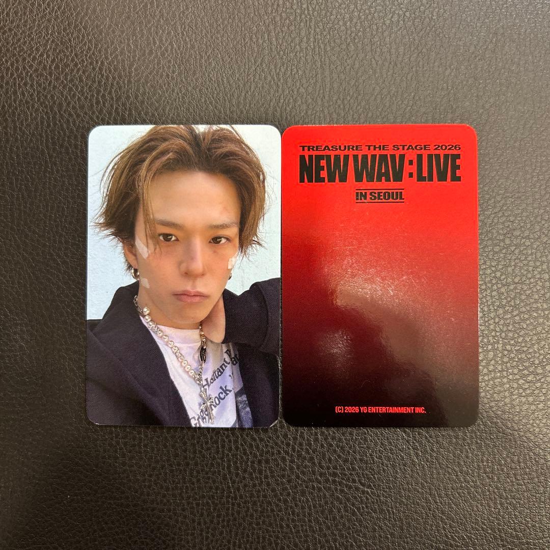 [USED] TREASURE NEW WAV Seoul Concert Bonus Trading Card Asahi
