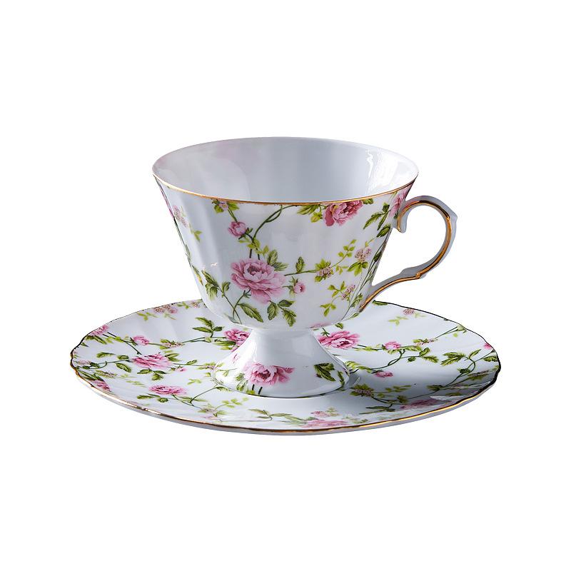 200ML Ceramica Tazza da Tè Nero Piattino Pomeridiano Tè Tazza da Caffè Piattino Set Coppia Tazza Set Casa Creativo Drinkware Tazza Nuovo Regalo per la Casa