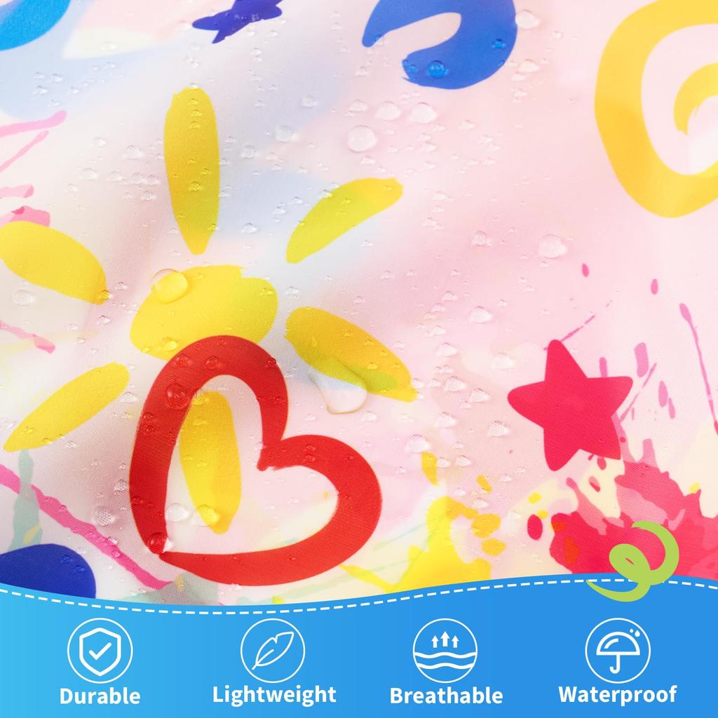 Art Smock For Kids Aprons For Boys And Girls Waterproof Toddler Art Smock Painting For Children With Long Sleeve And 3 Pockets