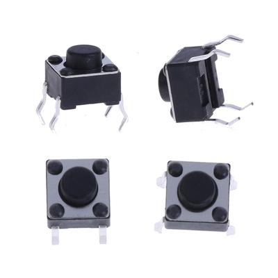 20Pcs Mini Micro Momentary Tactile Push Button Switch 6*6*5Mm 4 Pin On/Off