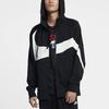 Nike Big Swoosh Hoodie Jacket Men Outerwear Black AR3085-010