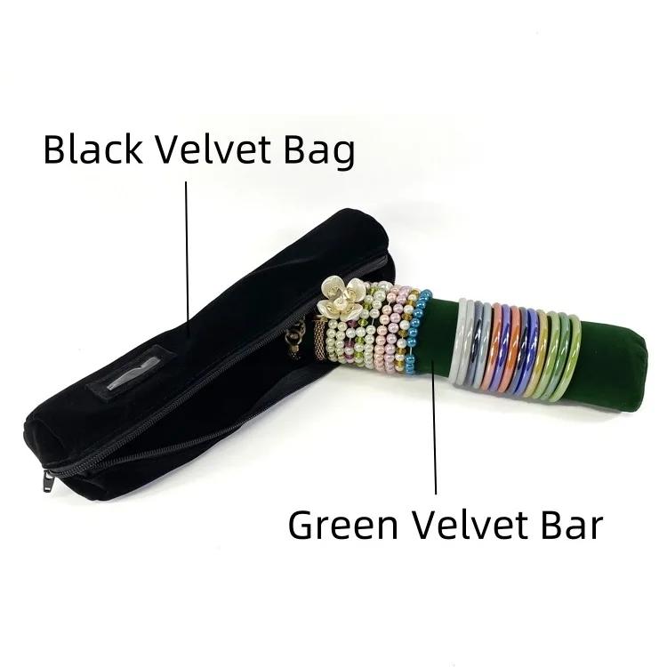 Flanell Armbandsstav Armbandsförvaringsväska Display Armband Kreativa Smycken Smyckesdisplay Förvaring Display Rekvisita