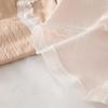 Cream Girl Underwear Sweet Lace Briefs Pure Cotton Skin Friendly Breathable Bag Hip High Elastic Mid Waist Underwear for Women Panties