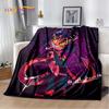 2025 H-Helluva Boss Blitzo Cartoon Soft Blanket,Soft Throw Blanket for Home Bedroom Bed Sofa Picnic Travel Cover Child Gift