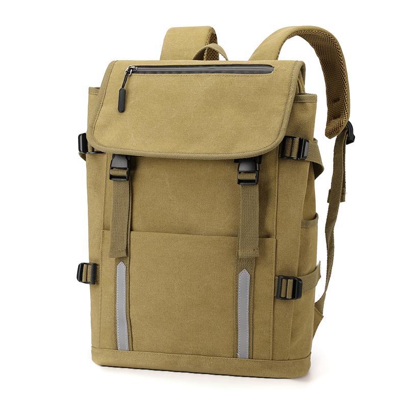 Vintage Men's Backpack Canvas Backpack Student Outdoor Schoolbag