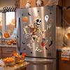 Festive Home Window Art Halloween Clings Pumpkins Skeletons Ghosts And Bats Print Decorative Reusable Seasonal Stickers Decals Electrostatic