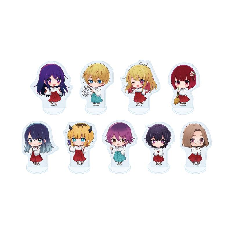 

02 Shrine Maiden Character Acrylic Petit Stand Box of 9 [Oshinoko] ver. [Mini Illustration]