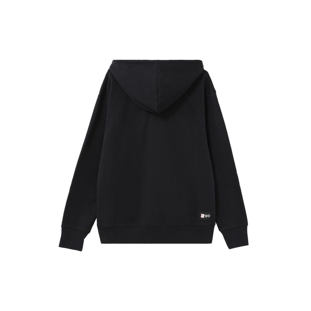 Undefeated X Jordan Brand Capsule Collection Logo Print Hoodie With Drawstring Men Hoodie Black DX4300-010