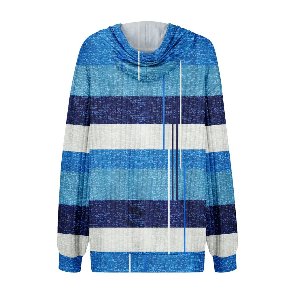 Mikiny pro ženy Trendy topy Ležérní Podzimní Móda Mikina s dlouhým rukávem S kapsami Svetr Lehký