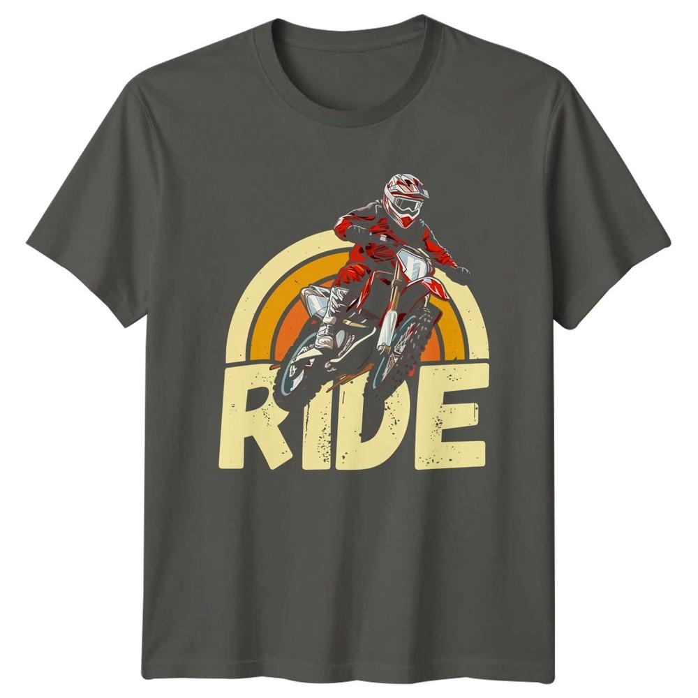 Ride Dirtbike TShirt Dirtbike Racing Gift For Him S