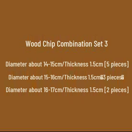 DIY Hand-Painted Wooden Slices for Crafts and Kindergarten Decor – Small Natural Wood Pieces with Growth Rings