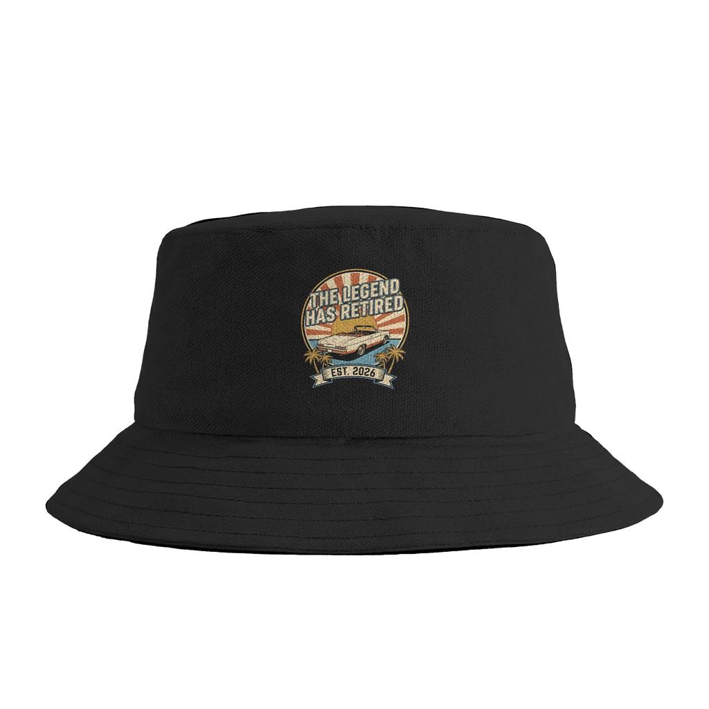 The Legend Has Retired  I Worked My Whole Life For This Bucket Hat  Outdoor Fisherman Caps Breathable Beach Travel Sun Hats